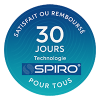 Spiro : Satisfait ou remboursé 30 jours !